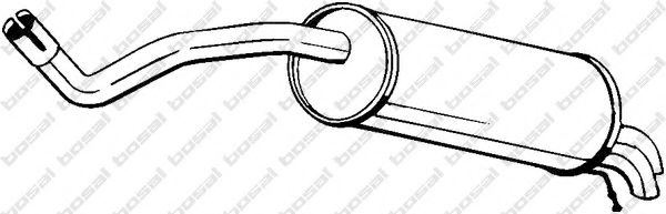 Глушитель выхлопных газов конечный BOSAL 227-021