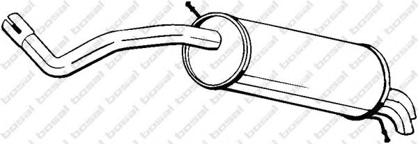 Глушитель выхлопных газов конечный BOSAL 279-537