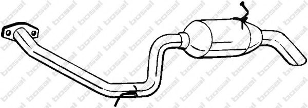 Глушитель выхлопных газов конечный BOSAL 228-163