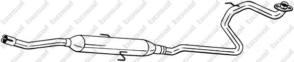 Средний глушитель выхлопных газов BOSAL 291-029