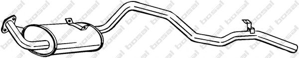 Глушитель выхлопных газов конечный BOSAL 286-013