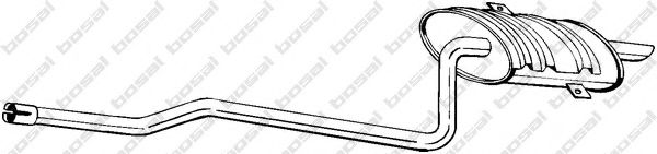Глушитель выхлопных газов конечный BOSAL 286-319
