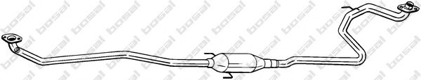 Средний глушитель выхлопных газов BOSAL 293-041