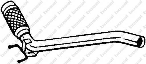 Приемная труба глушителя BOSAL 800-201