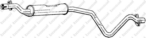 Средний глушитель выхлопных газов BOSAL 282-247