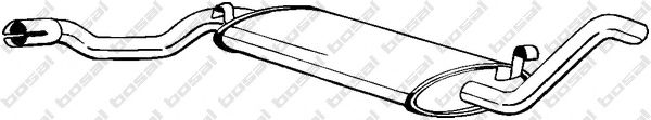 Средний глушитель выхлопных газов BOSAL 278-277