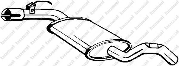 Средний глушитель выхлопных газов BOSAL 233-561