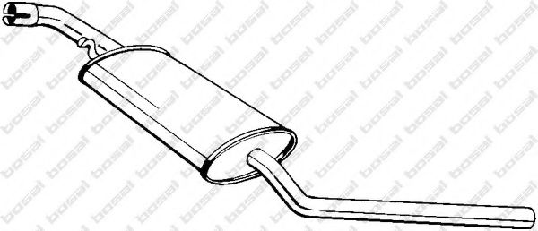 Средний глушитель выхлопных газов BOSAL 281-463