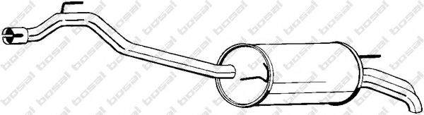 Глушитель выхлопных газов конечный BOSAL 283-469