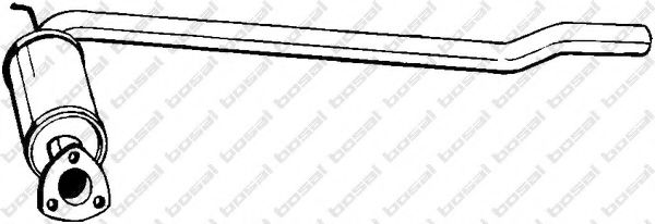 Средний глушитель выхлопных газов BOSAL 233-113