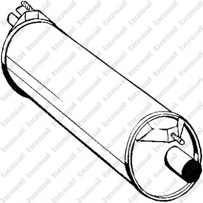 Глушитель выхлопных газов конечный BOSAL 235-899