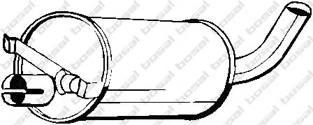Средний глушитель выхлопных газов BOSAL 235-909