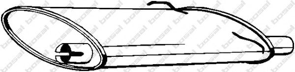 Глушитель выхлопных газов конечный BOSAL 235-009