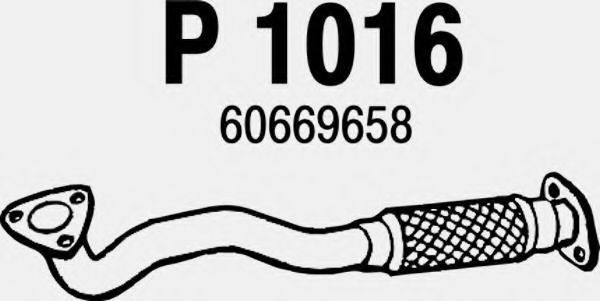 Приемная труба глушителя fenno P1016