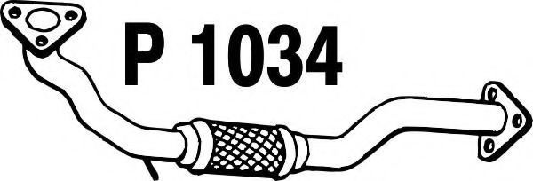 Приемная труба глушителя fenno P1034