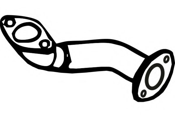 Приемная труба глушителя fenno P1043