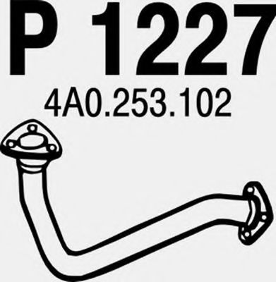 Приемная труба глушителя fenno P1227