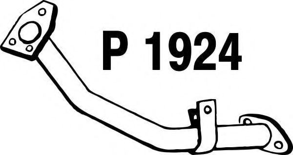 Приемная труба глушителя fenno P1924