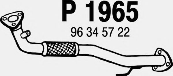 Приемная труба глушителя fenno P1965