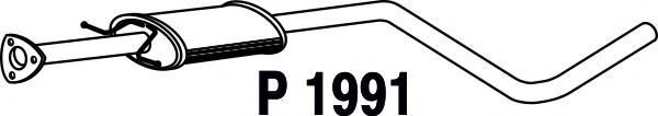 Средний глушитель выхлопных газов fenno P1991