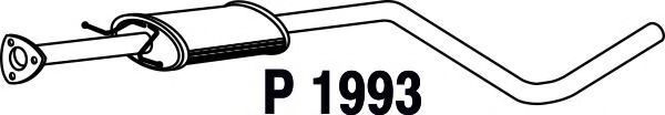 Средний глушитель выхлопных газов fenno P1993