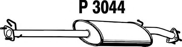 Средний глушитель выхлопных газов fenno P3044