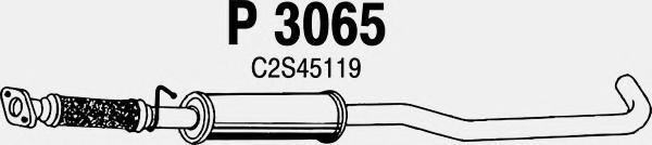 Средний глушитель выхлопных газов fenno P3065