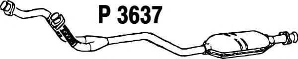 Предглушитель выхлопных газов fenno P3637