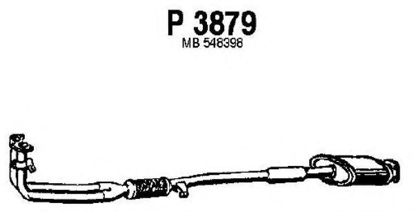 Предглушитель выхлопных газов fenno P3879