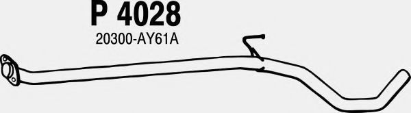 Приемная труба глушителя fenno P4028