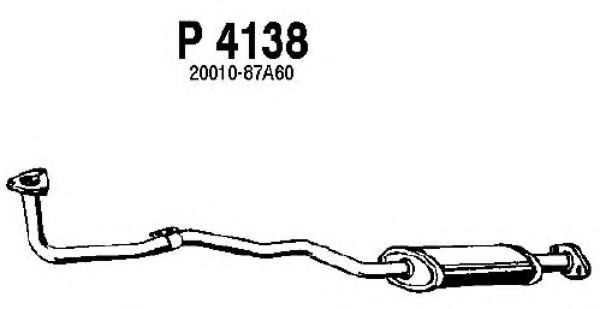 Предглушитель выхлопных газов fenno P4138