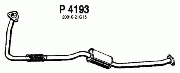 Предглушитель выхлопных газов fenno P4193