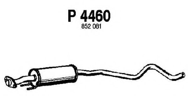 Средний глушитель выхлопных газов fenno P4460