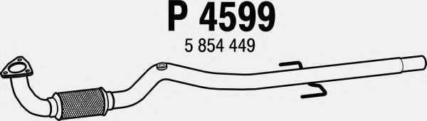 Приемная труба глушителя fenno P4599