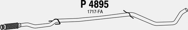Приемная труба глушителя fenno P4895