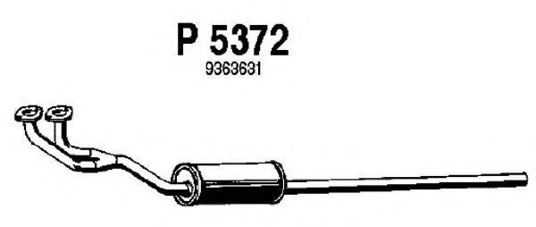 Предглушитель выхлопных газов fenno P5372