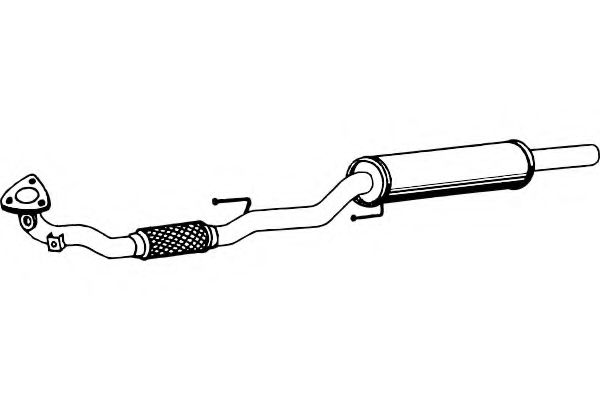 Предглушитель выхлопных газов fenno P5559