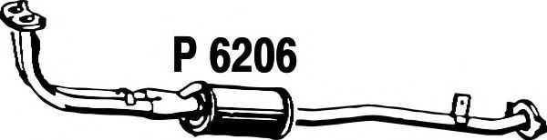 Предглушитель выхлопных газов fenno P6206