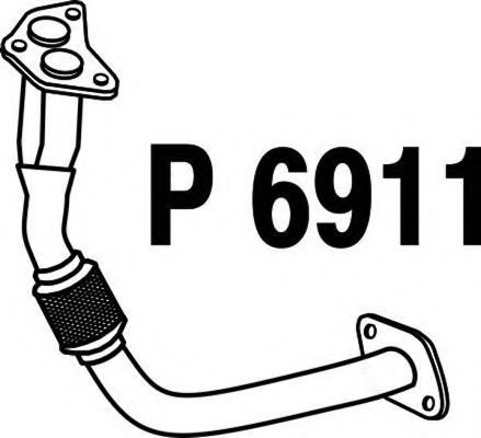 Приемная труба глушителя Toyota/Lexus 17410-7A100