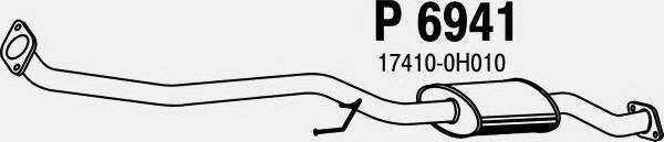 Предглушитель выхлопных газов fenno P6941