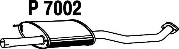Средний глушитель выхлопных газов Toyota/Lexus (17420-20350)