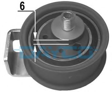 Натяжной ролик ремня ГРМ DAYCO ATB2143