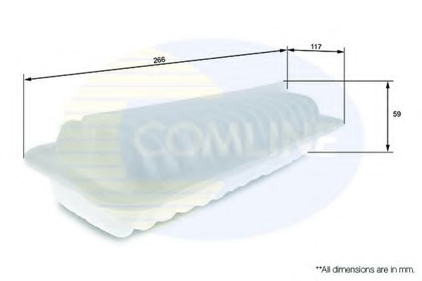 Воздушный фильтр COMLINE CTY12085
