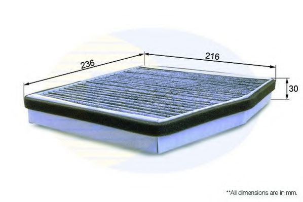 Фильтр салона COMLINE EKF102A
