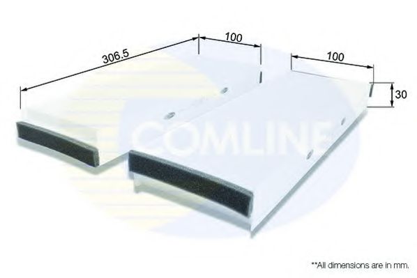 Фильтр салона COMLINE EKF164