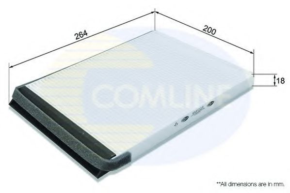 Фильтр салона COMLINE EKF223