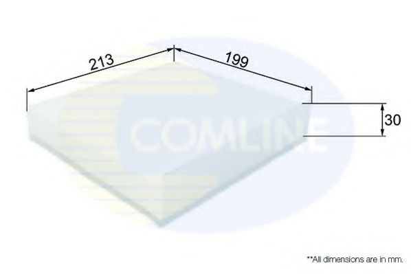 Фильтр салона COMLINE EKF173