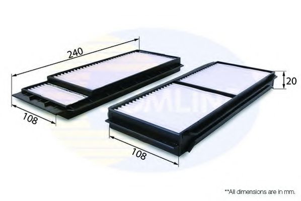 Фильтр салона COMLINE EKF267