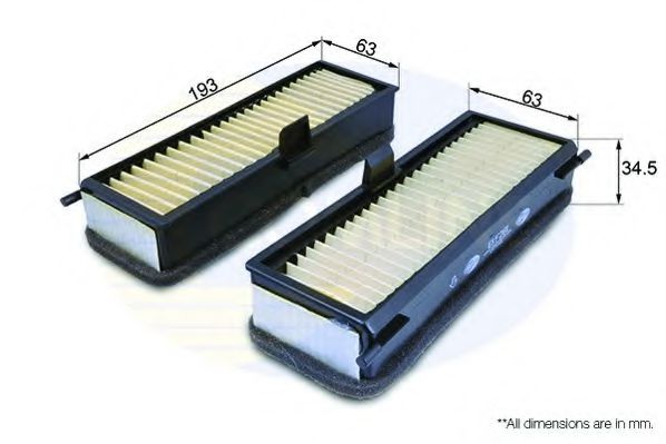 Фильтр салона COMLINE EKF281