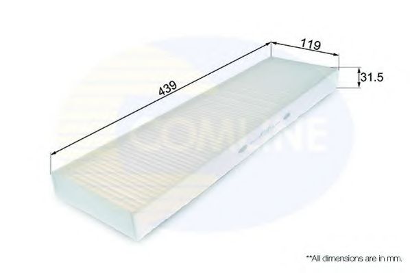 Фильтр салона COMLINE EKF180